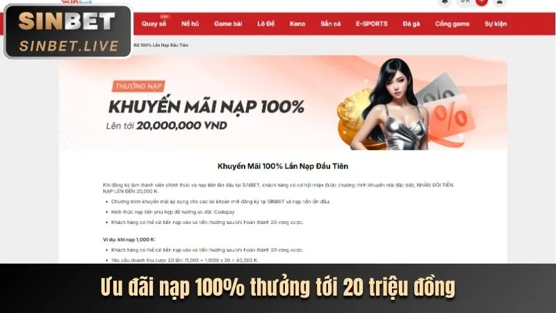Khuyến mãi thưởng chào mừng thành viên mới 69vin